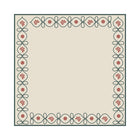 Ribbon Floral Embroidered Linen Napkin (Set of 4)