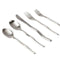 Squiggle 5-Piece Cutlery Set  option Matte Silver