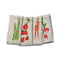 Still Life Embroidered Linen Napkin (Set of 4)  option Blue
