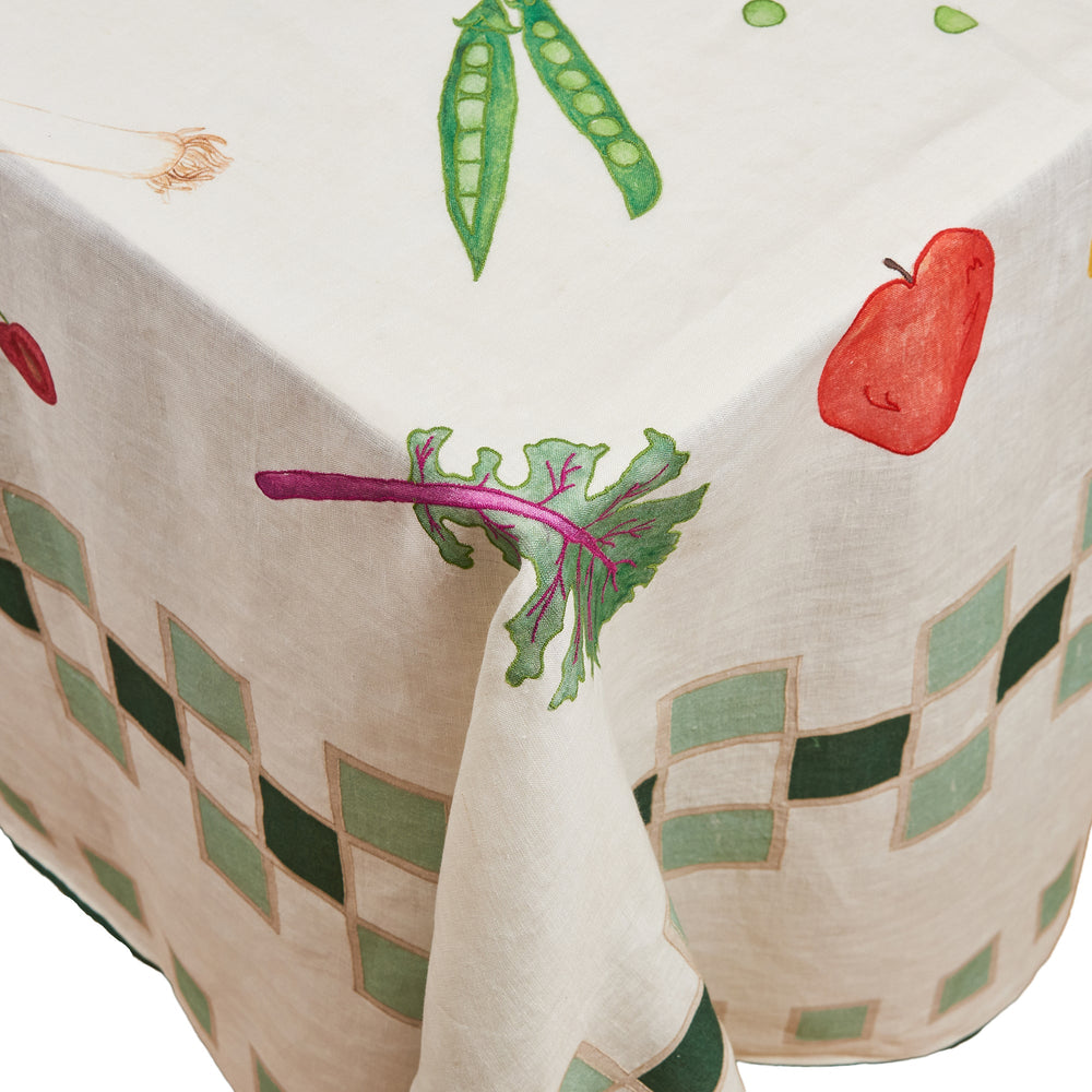 Still Life Linen Tablecloth