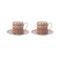 Iconic Coffee Cup and Saucer Set  option Set of 2
