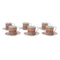 Iconic Coffee Cup and Saucer Set  option Set of 6