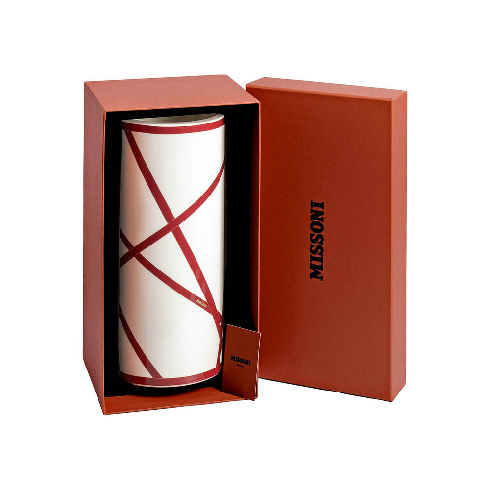 Nastri Bordeaux High Vase