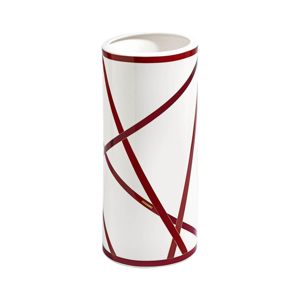 Nastri Bordeaux High Vase