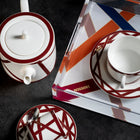 Nastri Bordeaux Tea and Coffee Pot