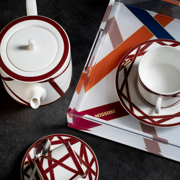 Nastri Bordeaux Tea and Coffee Pot