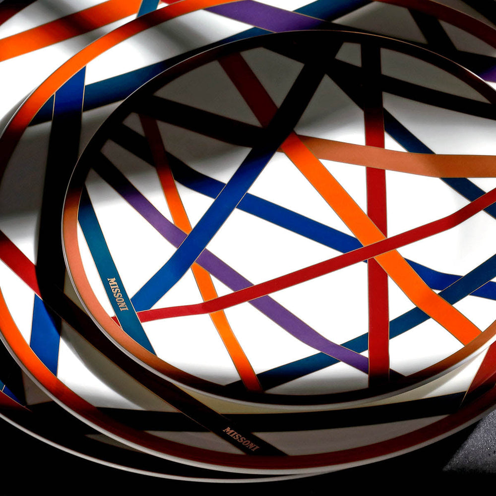 Nastri Multicolor Bread and Butter Plate (Set of 2)