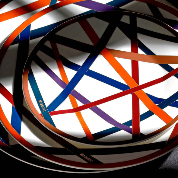 Nastri Multicolor Bread and Butter Plate (Set of 2)