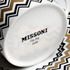 Zig Zag Gold Coffee Cup and Saucer (Set of 2)