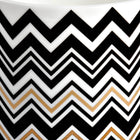 Zig Zag Gold High Vase