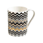 Zig Zag Gold Mug Cup