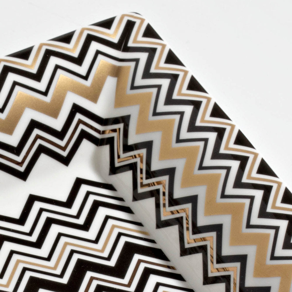 Zig Zag Gold Tray