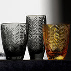 Zig Zag Grey Champagne Glass (Set of 6)