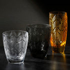Zig Zag Grey Water Glass (Set of 6)