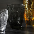 Zig Zag Grey Wine Glass (Set of 6)