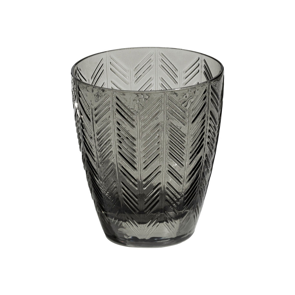 Zig Zag Grey Wine Glass (Set of 6)