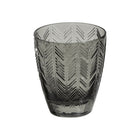 Zig Zag Grey Wine Glass (Set of 6)