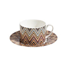 Zig Zag Jarris 148 Tea Cup and Saucer (Set of 2)