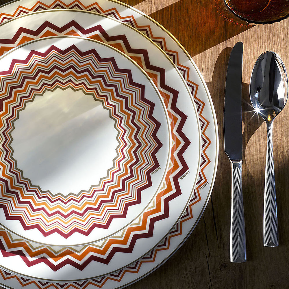 Zig Zag Steel Table Knife (Set of 6)