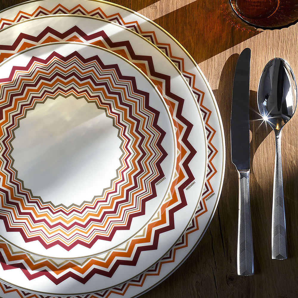 Zig Zag Steel Table Spoon (Set of 6)