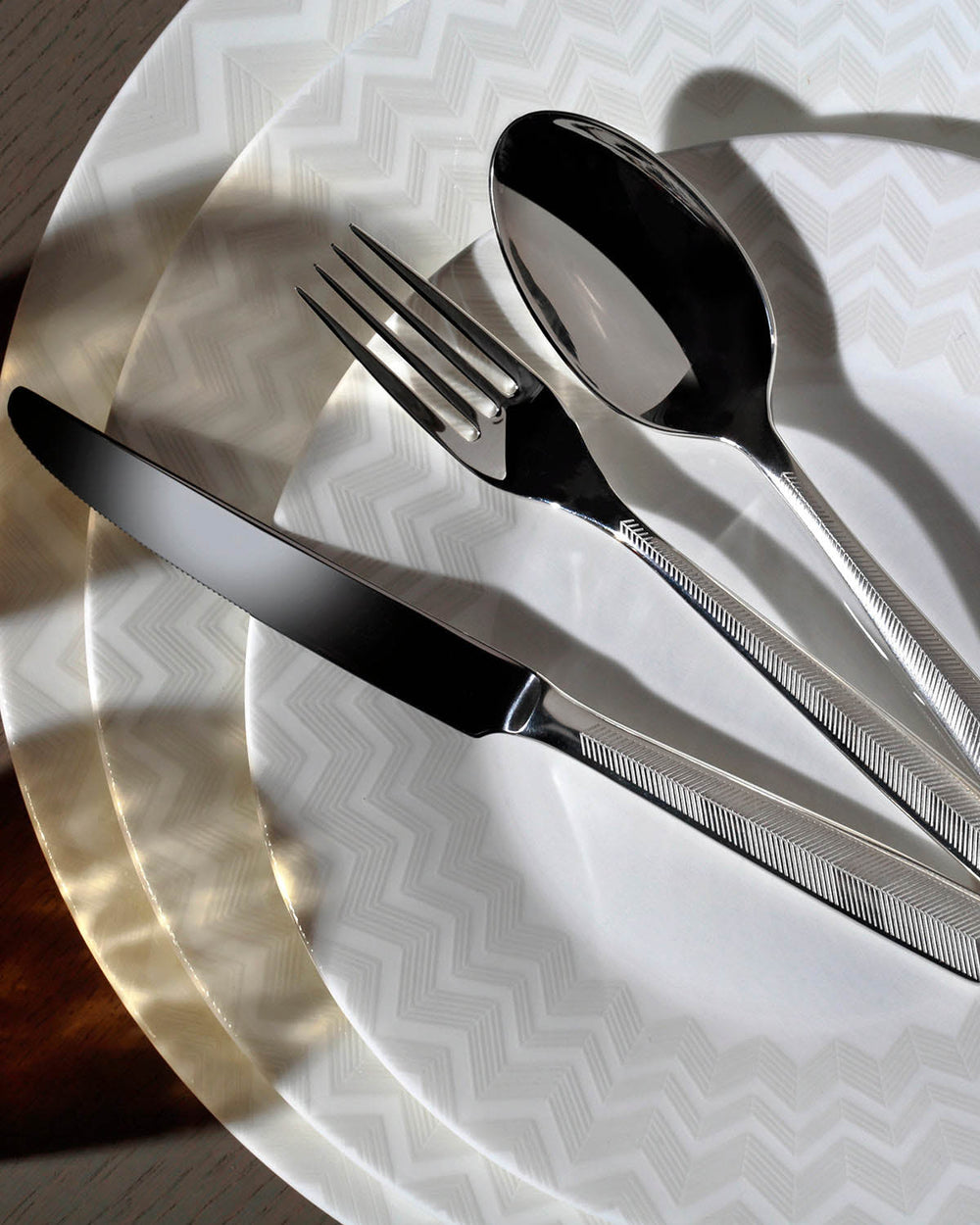 Zig Zag Steel Tea Spoon (Set of 6)