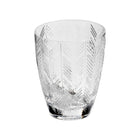 Zig Zag Transparent Water Glass (Set of 6)