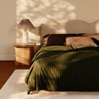 Rhea Table Lamp with Gingham Brown Shade