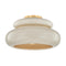 Pia Flush Mount  option Butter Crackle