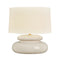 Pia Table Lamp  option Butter Crackle
