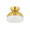 Rue Flush Mount  option Aged Brass