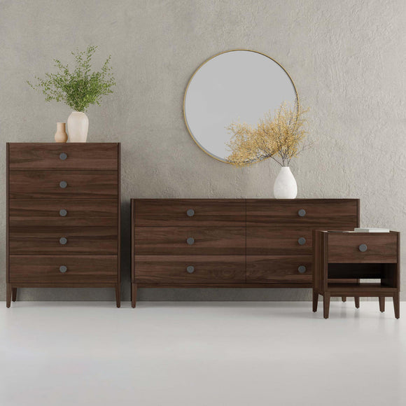 5 drawer tall dresser Mobican Ema 5-Drawer Tall Dresser