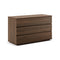 Nevada 3 Drawer Single Dresser  option Smoked Walnut