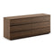 Nevada 6 Drawer Double Dresser  option Smoked Walnut