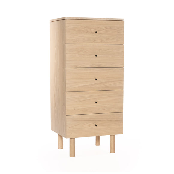 Nora 5 Drawer High Chest