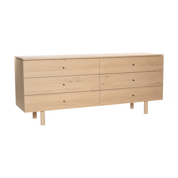 Nora 6 Drawer Double Dresser