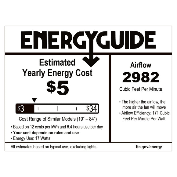 Ambit DC Flush Mount Ceiling Fan