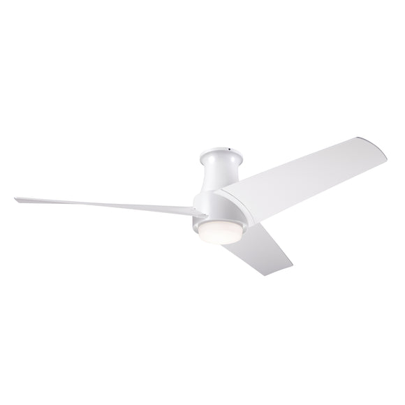 Ambit DC Flush Mount LED Ceiling Fan