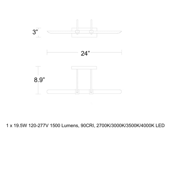Ansel LED Wall Sconce