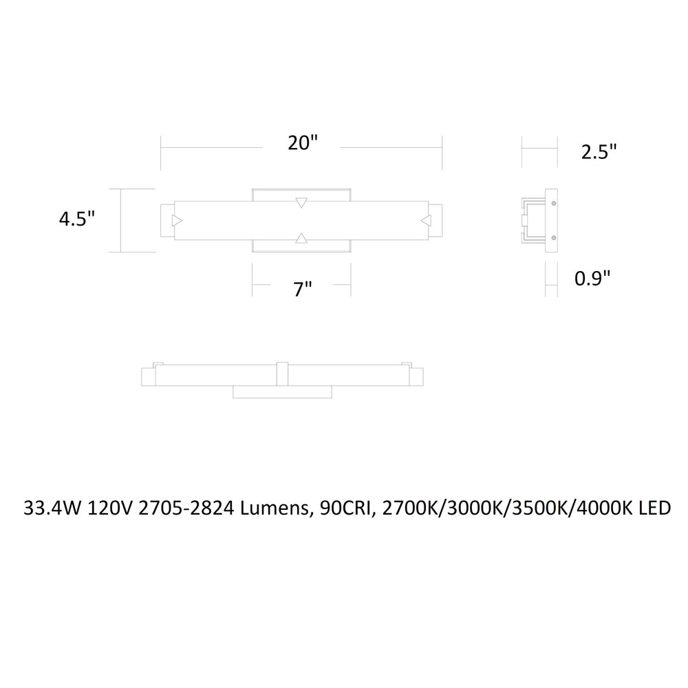 Carlisle LED Bath & Vanity Wall Light