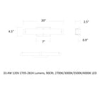 Carlisle LED Bath & Vanity Wall Light