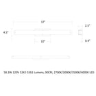 Carlisle LED Bath & Vanity Wall Light