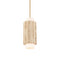 Caviar LED Pendant Light  option Beige Travertine / Aged Brass