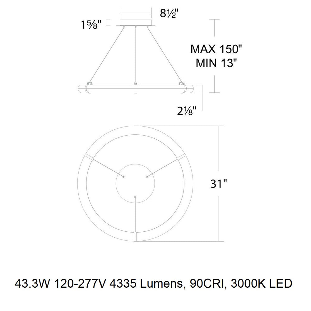 Clique LED Pendant Light