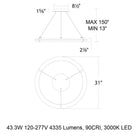 Clique LED Pendant Light