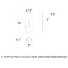 Clog Outdoor LED Wall Light