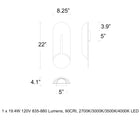 Clog Outdoor LED Wall Light