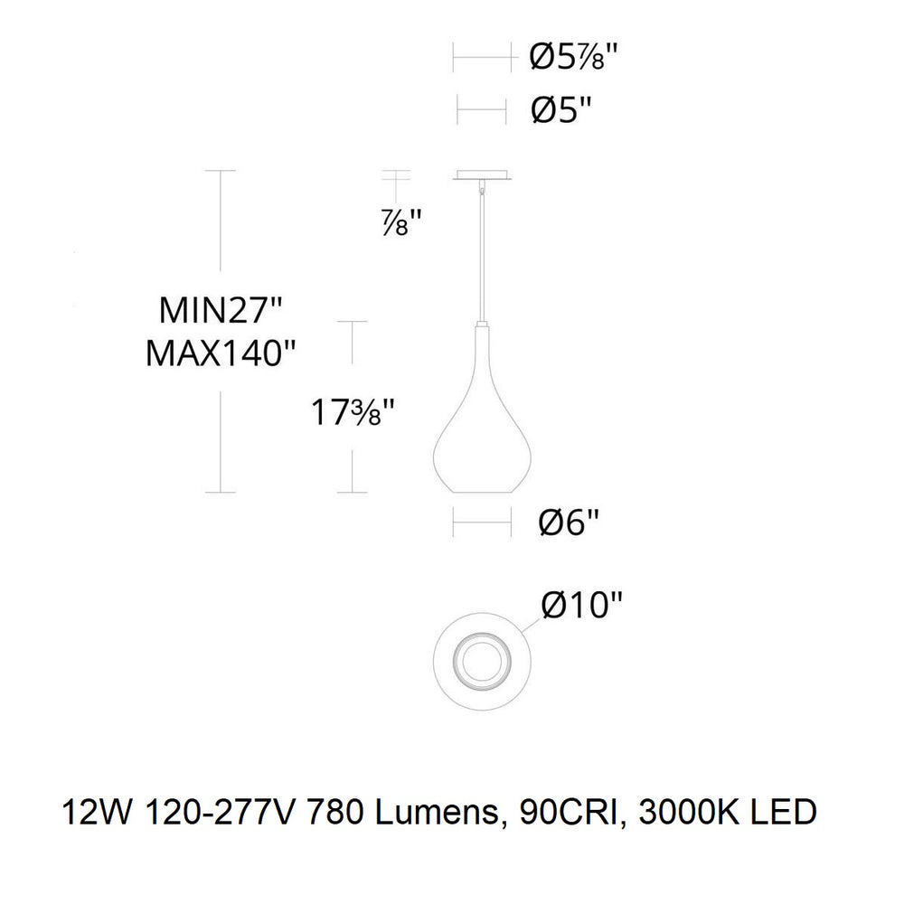 Helios Mini LED Pendant Light