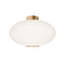 Illusion LED Flush Mount  option Aged Brass