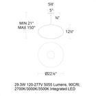 Illusion LED Pendant Light
