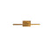 Inlet LED Wall Sconce  option Aged Brass